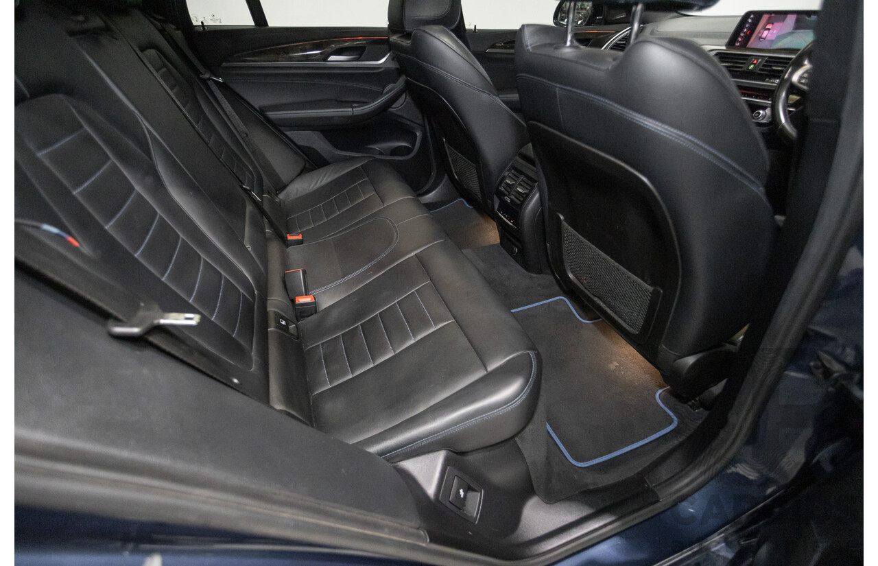 10/2018 BMW X4 M40i (AWD) G02 MY19 5D Coupe Phytonic Blue Metallic Turbo 3.0L