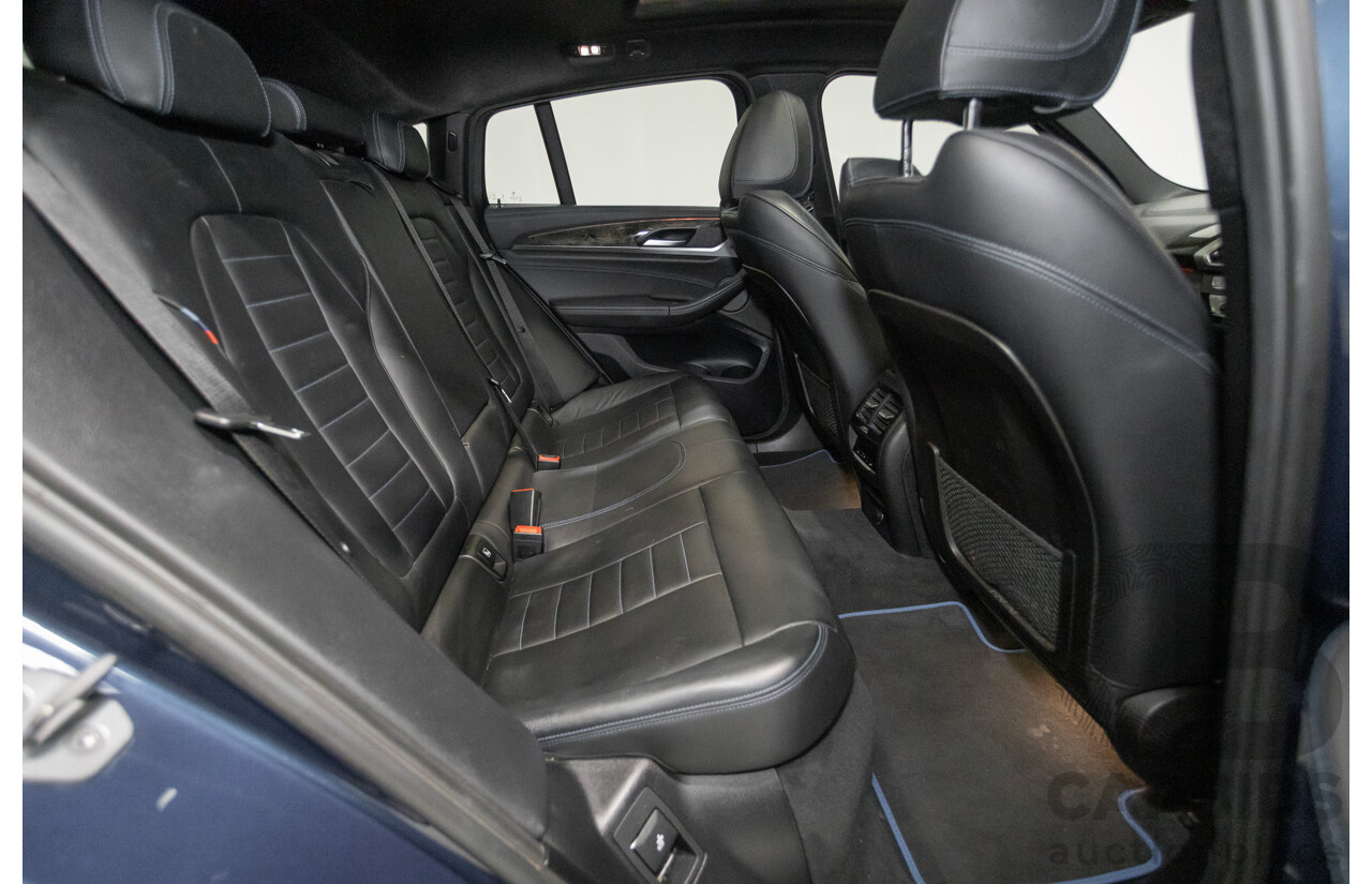 10/2018 BMW X4 M40i (AWD) G02 MY19 5D Coupe Phytonic Blue Metallic Turbo 3.0L