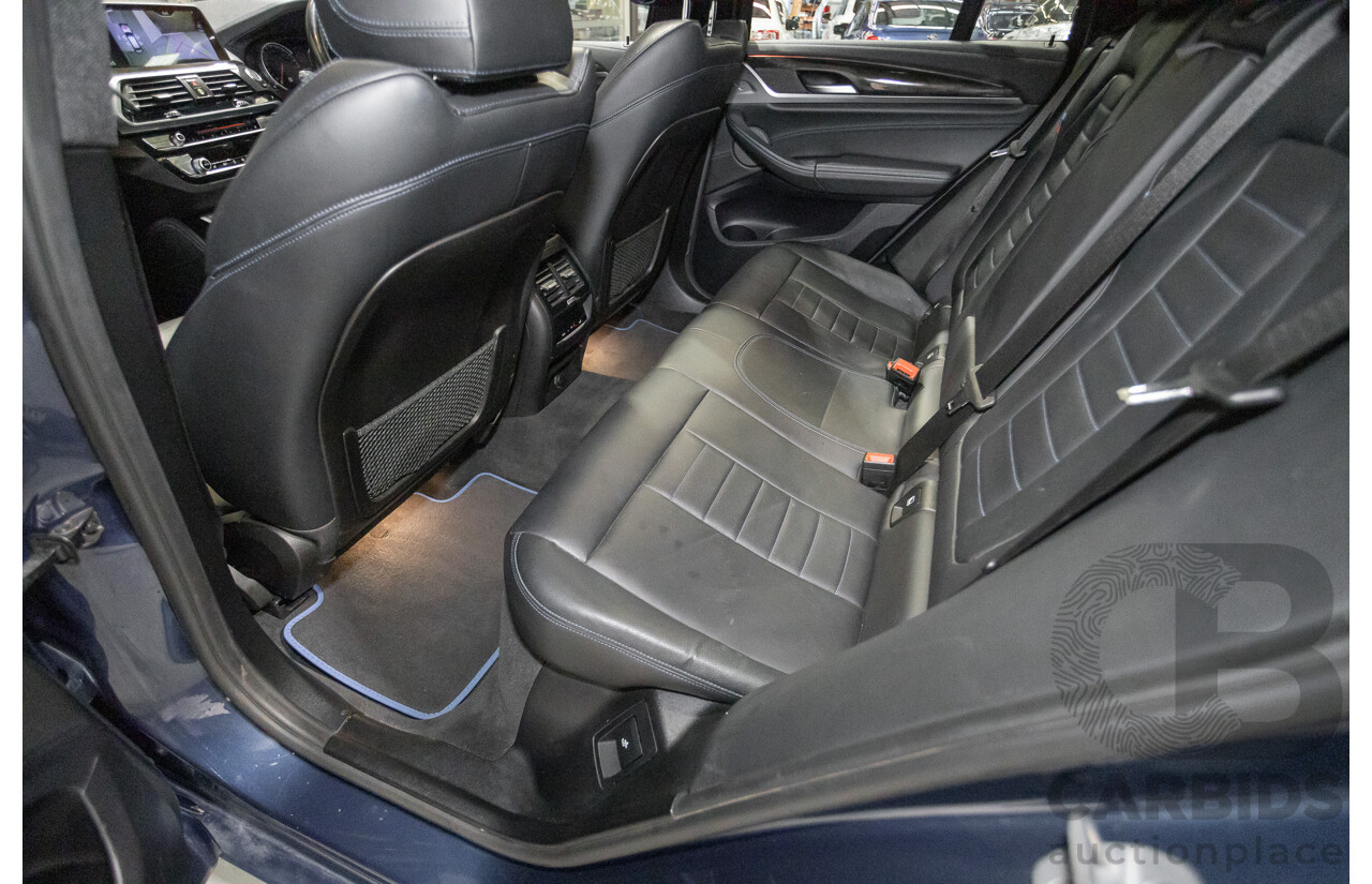 10/2018 BMW X4 M40i (AWD) G02 MY19 5D Coupe Phytonic Blue Metallic Turbo 3.0L