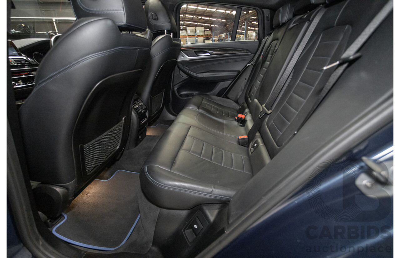 10/2018 BMW X4 M40i (AWD) G02 MY19 5D Coupe Phytonic Blue Metallic Turbo 3.0L