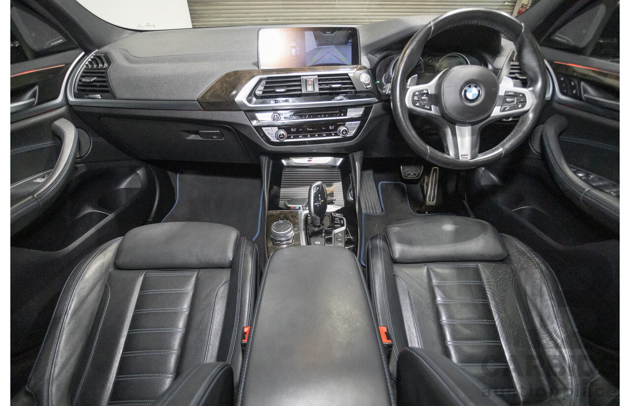 10/2018 BMW X4 M40i (AWD) G02 MY19 5D Coupe Phytonic Blue Metallic Turbo 3.0L