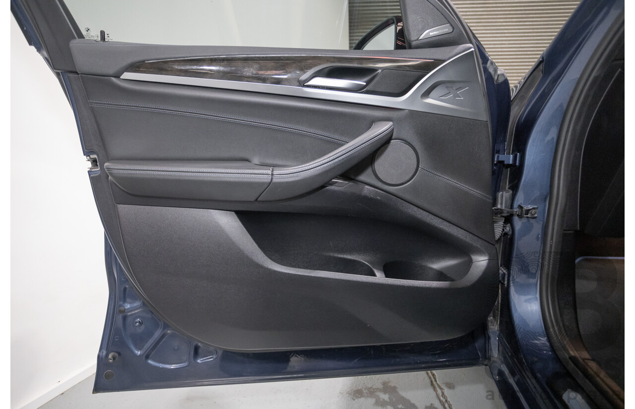 10/2018 BMW X4 M40i (AWD) G02 MY19 5D Coupe Phytonic Blue Metallic Turbo 3.0L