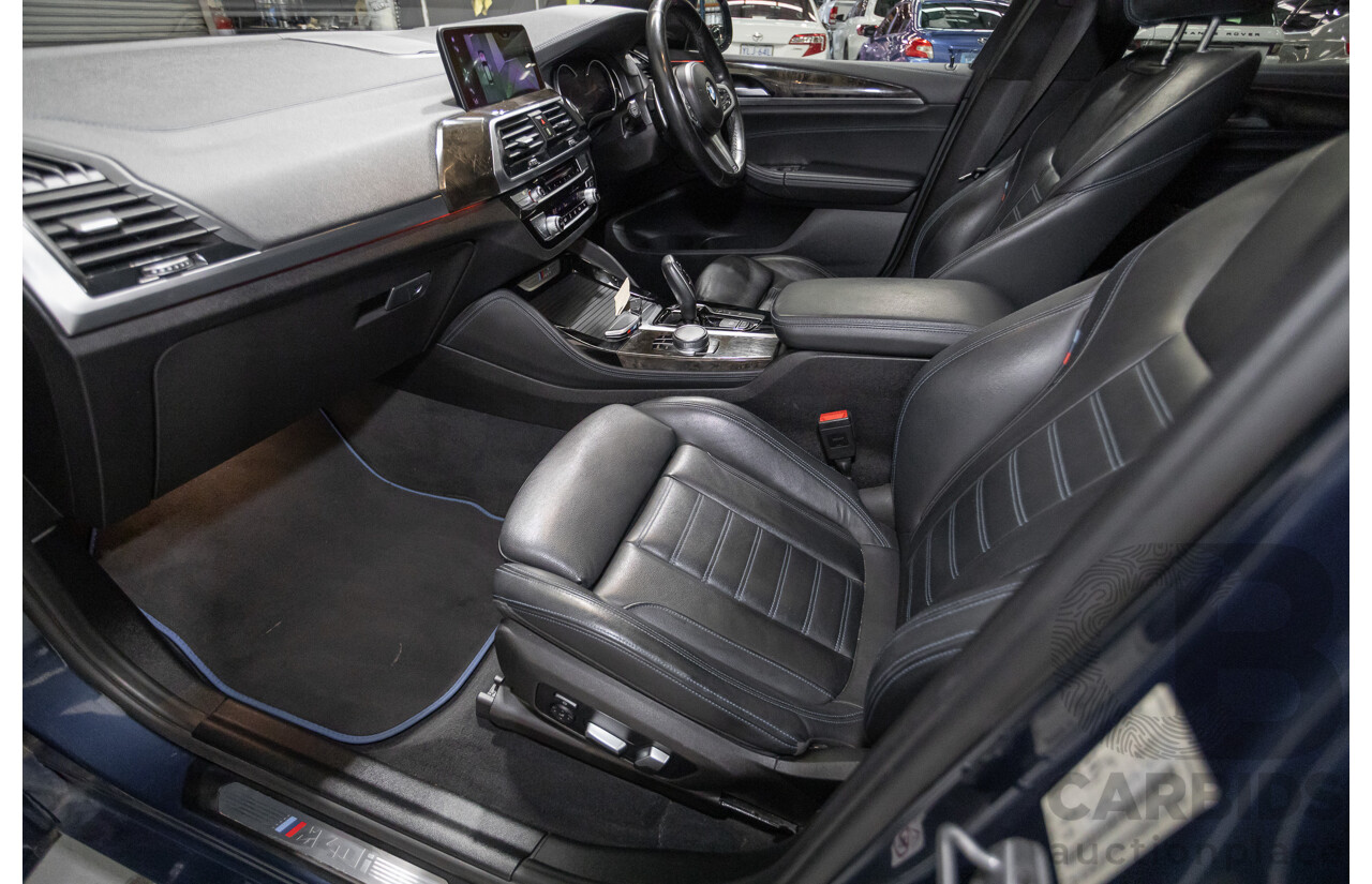 10/2018 BMW X4 M40i (AWD) G02 MY19 5D Coupe Phytonic Blue Metallic Turbo 3.0L