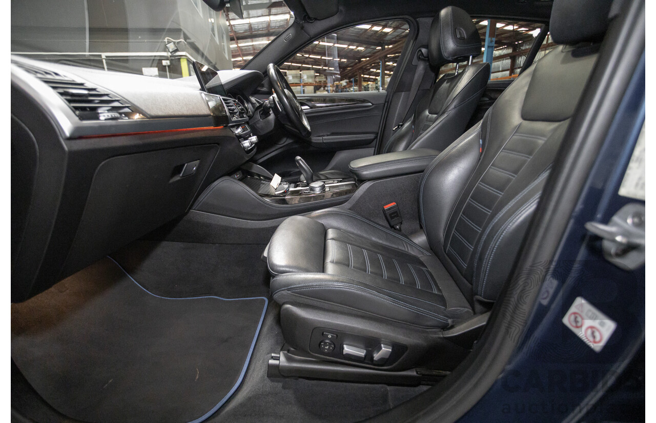 10/2018 BMW X4 M40i (AWD) G02 MY19 5D Coupe Phytonic Blue Metallic Turbo 3.0L