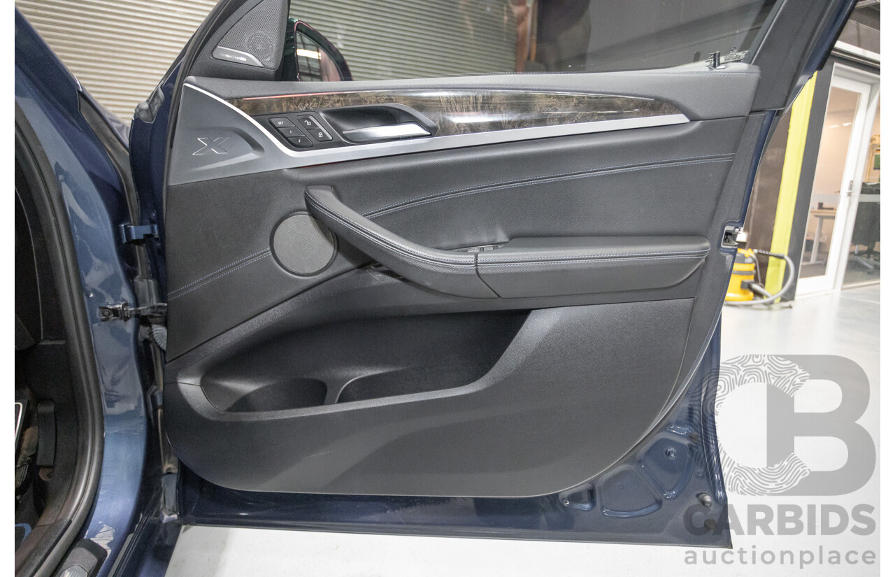 10/2018 BMW X4 M40i (AWD) G02 MY19 5D Coupe Phytonic Blue Metallic Turbo 3.0L