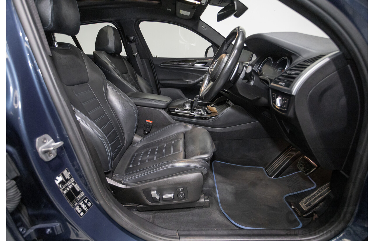 10/2018 BMW X4 M40i (AWD) G02 MY19 5D Coupe Phytonic Blue Metallic Turbo 3.0L