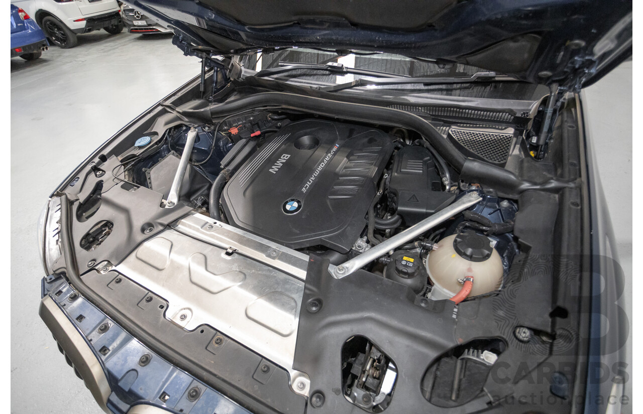 10/2018 BMW X4 M40i (AWD) G02 MY19 5D Coupe Phytonic Blue Metallic Turbo 3.0L