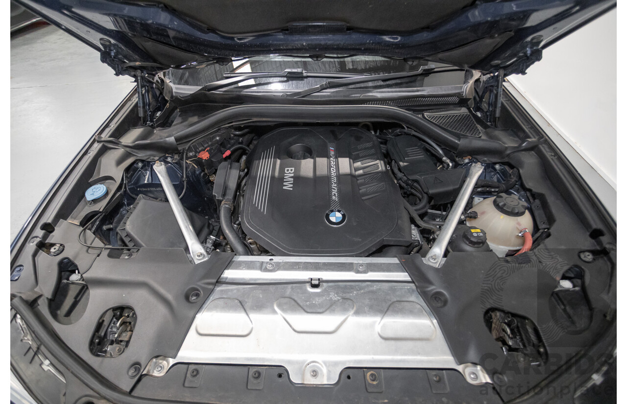 10/2018 BMW X4 M40i (AWD) G02 MY19 5D Coupe Phytonic Blue Metallic Turbo 3.0L