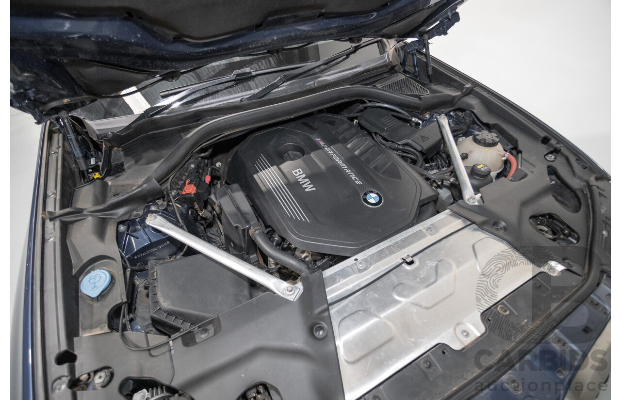 10/2018 BMW X4 M40i (AWD) G02 MY19 5D Coupe Phytonic Blue Metallic Turbo 3.0L