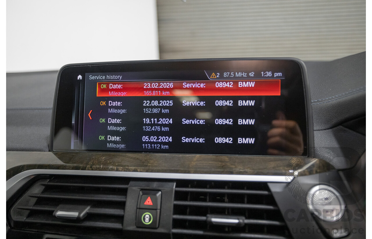 10/2018 BMW X4 M40i (AWD) G02 MY19 5D Coupe Phytonic Blue Metallic Turbo 3.0L