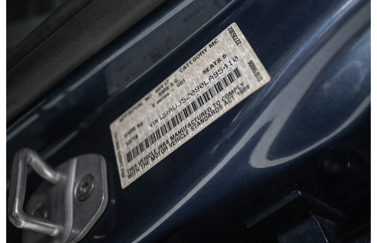 10/2018 BMW X4 M40i (AWD) G02 MY19 5D Coupe Phytonic Blue Metallic Turbo 3.0L