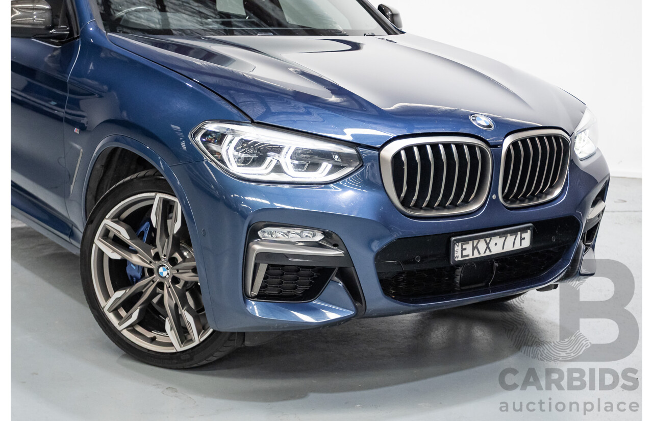 10/2018 BMW X4 M40i (AWD) G02 MY19 5D Coupe Phytonic Blue Metallic Turbo 3.0L