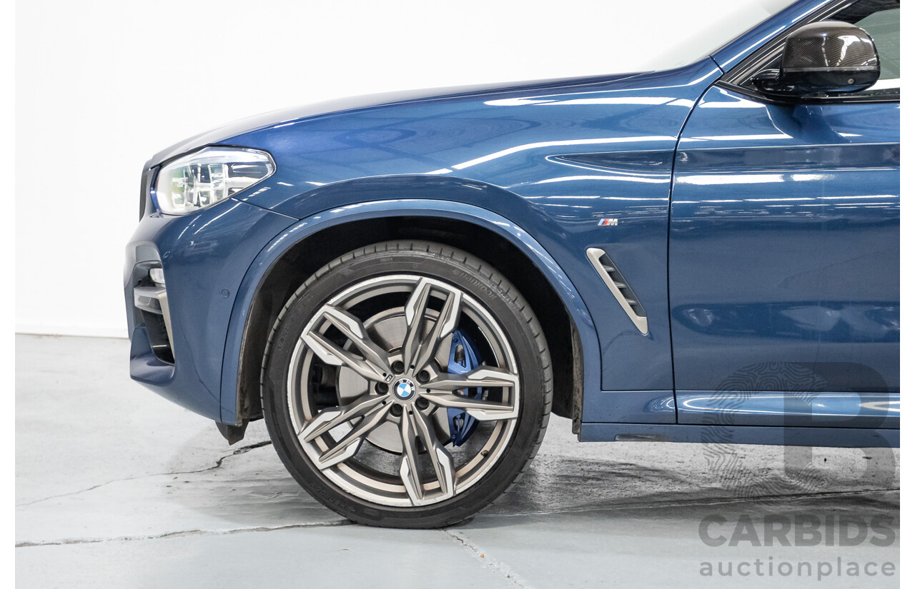10/2018 BMW X4 M40i (AWD) G02 MY19 5D Coupe Phytonic Blue Metallic Turbo 3.0L