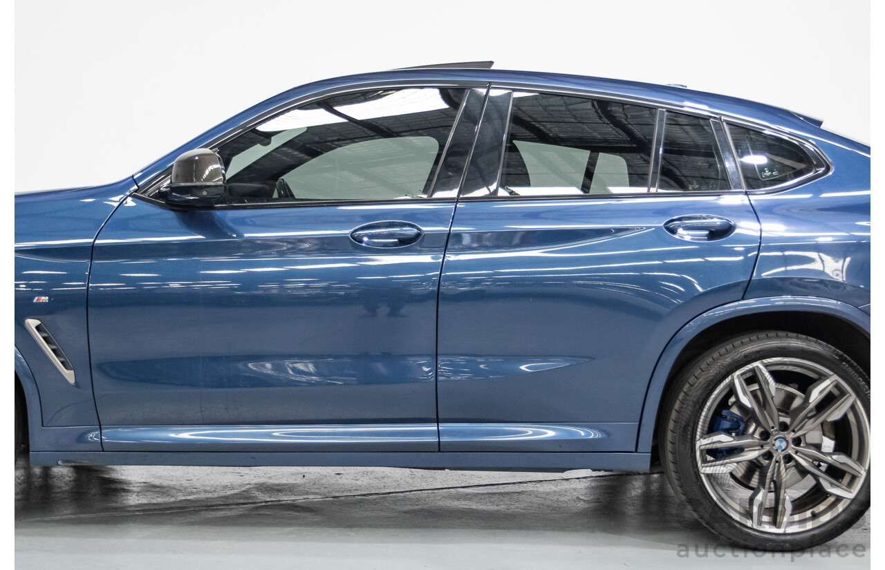 10/2018 BMW X4 M40i (AWD) G02 MY19 5D Coupe Phytonic Blue Metallic Turbo 3.0L