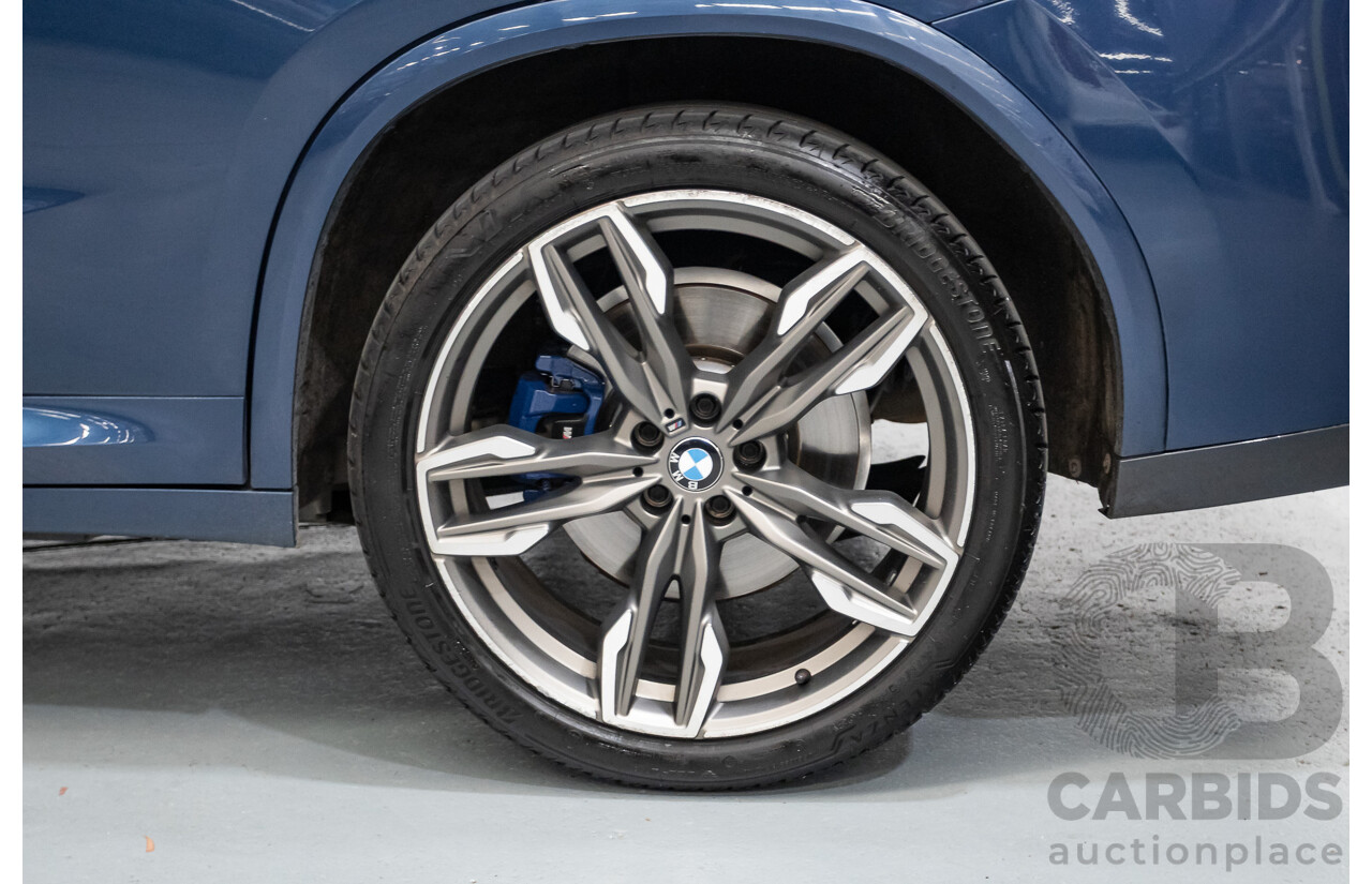 10/2018 BMW X4 M40i (AWD) G02 MY19 5D Coupe Phytonic Blue Metallic Turbo 3.0L