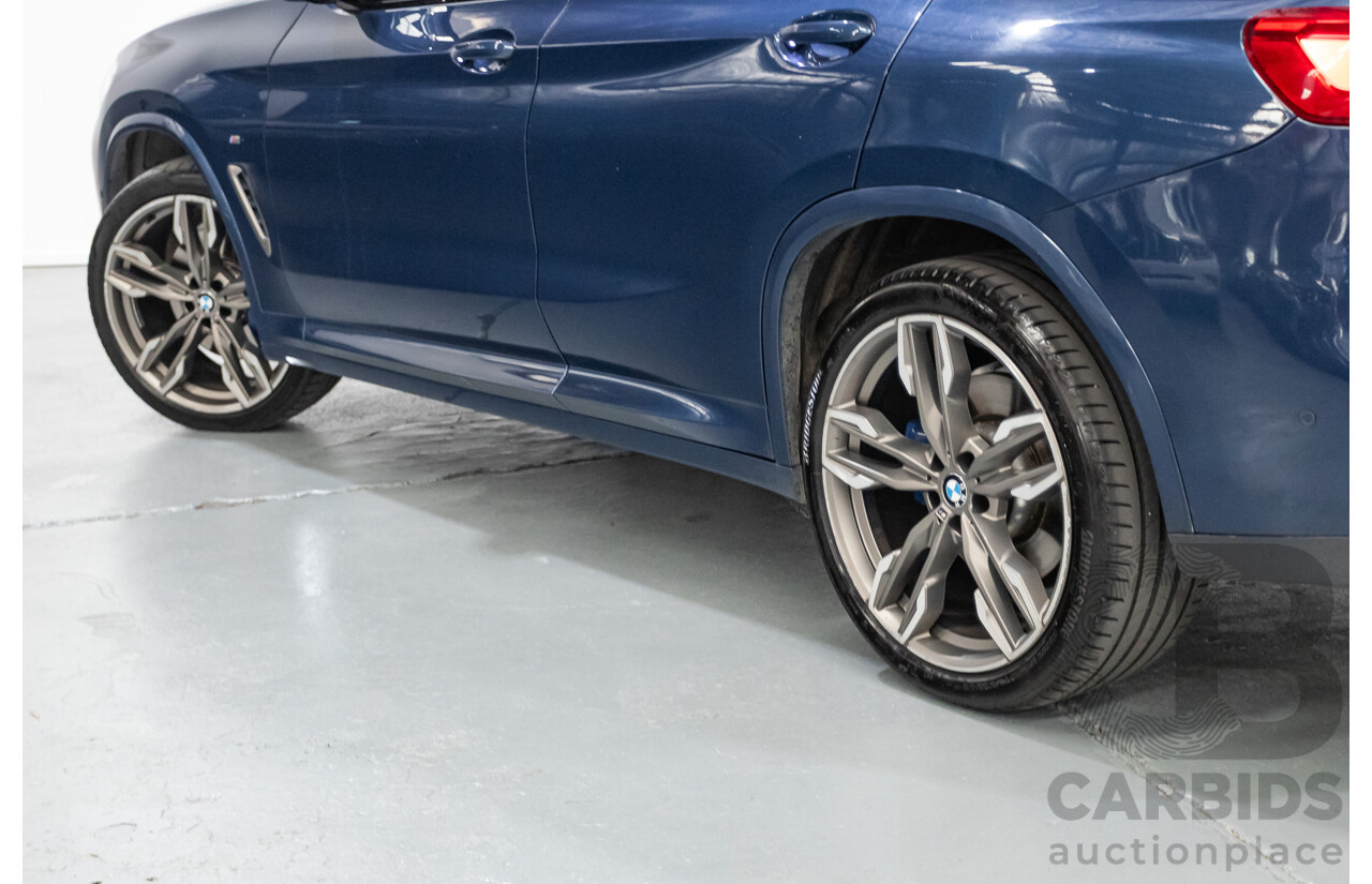 10/2018 BMW X4 M40i (AWD) G02 MY19 5D Coupe Phytonic Blue Metallic Turbo 3.0L