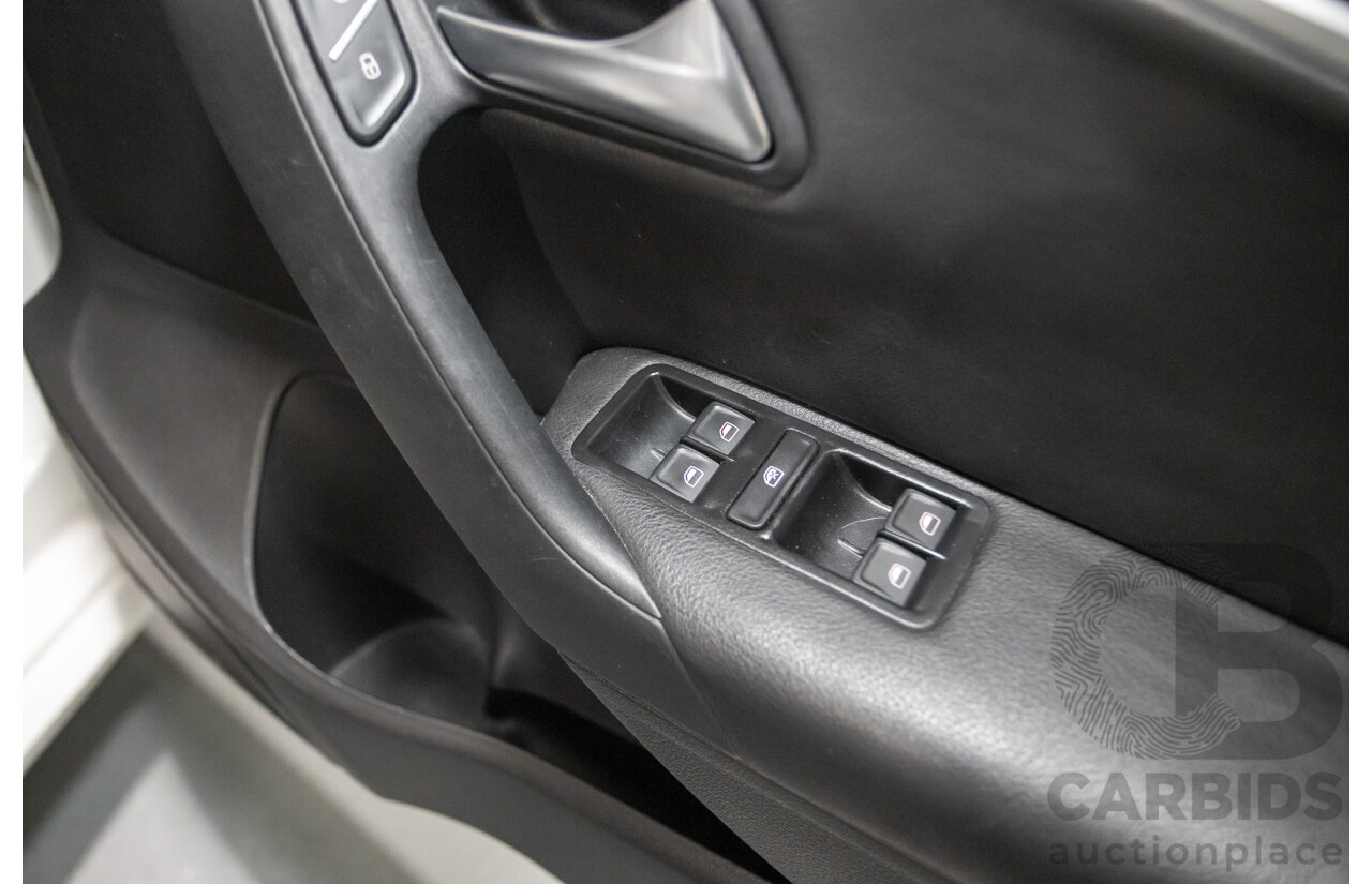 11/2017 Volkswagen Polo Urban + (81TSI) 6R MY17.5 5D Hatchback White 1.2L