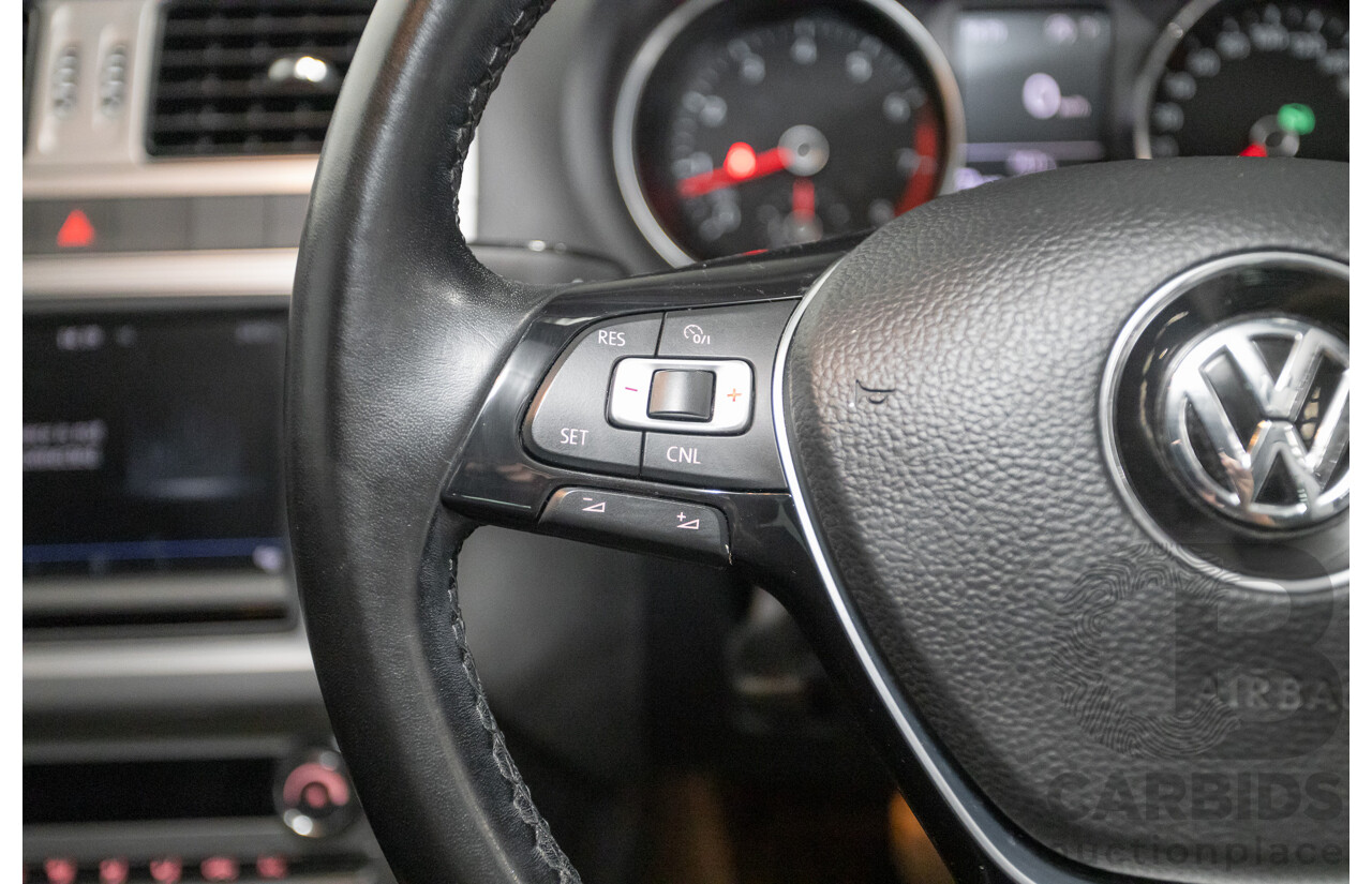 11/2017 Volkswagen Polo Urban + (81TSI) 6R MY17.5 5D Hatchback White 1.2L