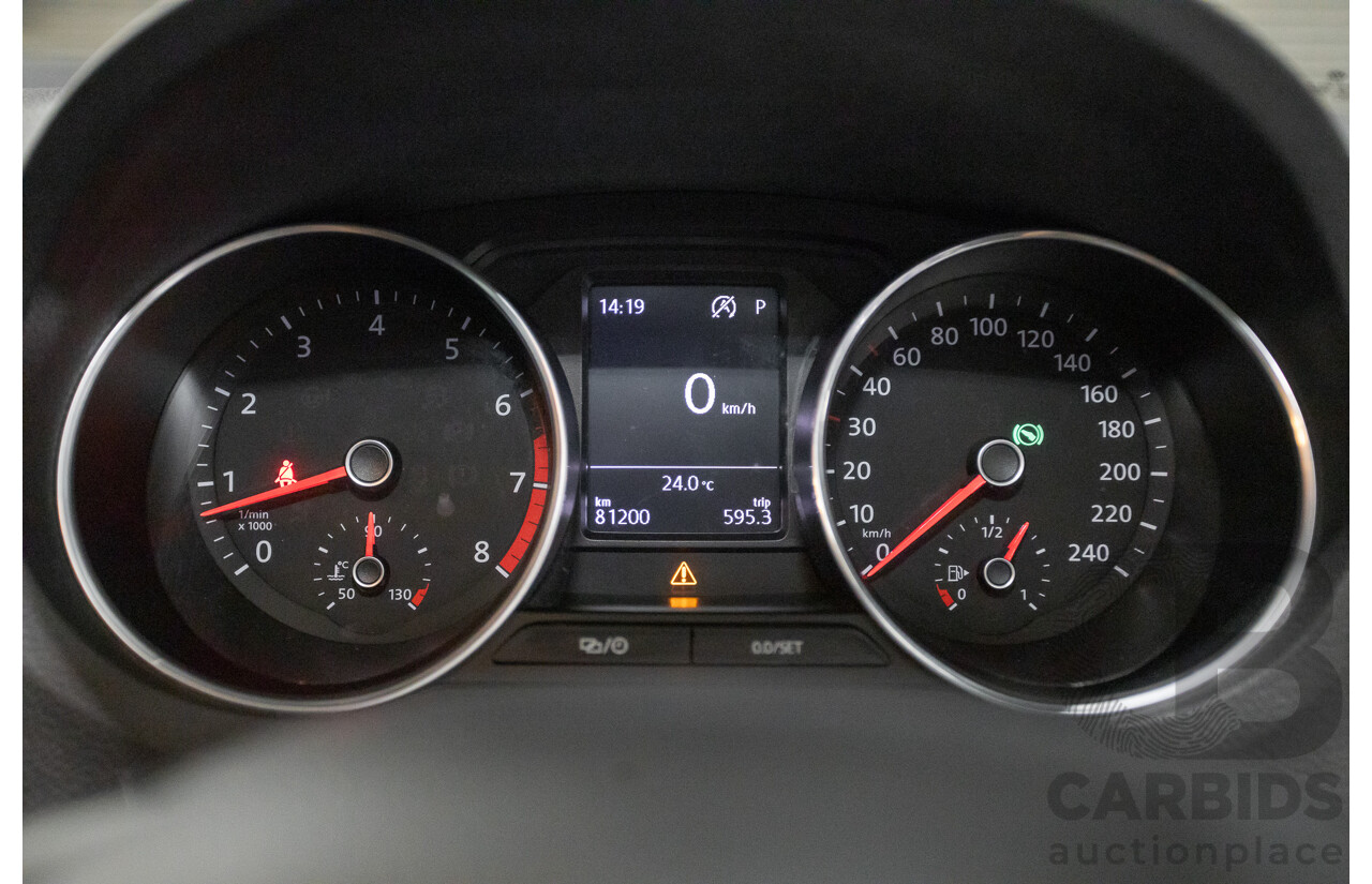 11/2017 Volkswagen Polo Urban + (81TSI) 6R MY17.5 5D Hatchback White 1.2L