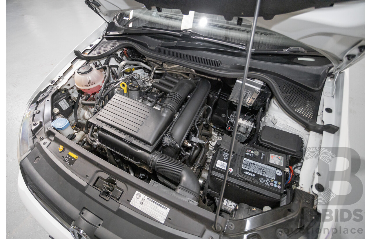 11/2017 Volkswagen Polo Urban + (81TSI) 6R MY17.5 5D Hatchback White 1.2L