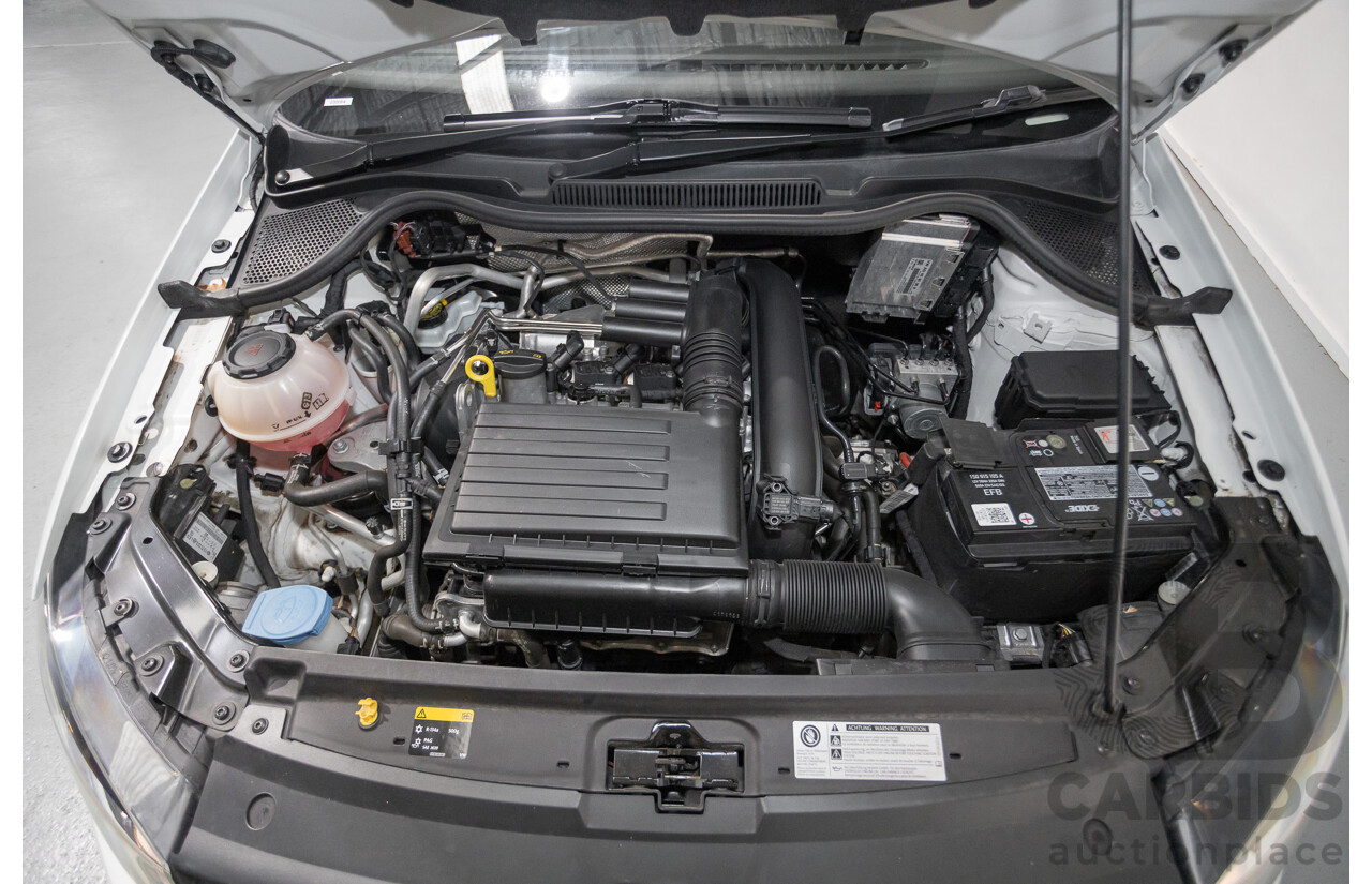 11/2017 Volkswagen Polo Urban + (81TSI) 6R MY17.5 5D Hatchback White 1.2L