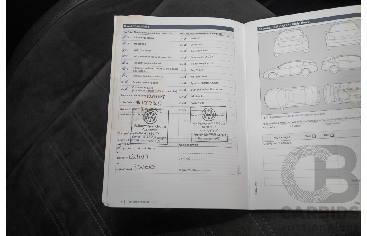 11/2017 Volkswagen Polo Urban + (81TSI) 6R MY17.5 5D Hatchback White 1.2L