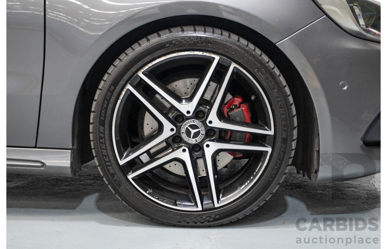 8/2017 Mercedes-Benz A250 Sport 4MATIC (AWD) 176 MY17.5 5D Hatchback Mountain Grey Metallic Turbo 2.0L