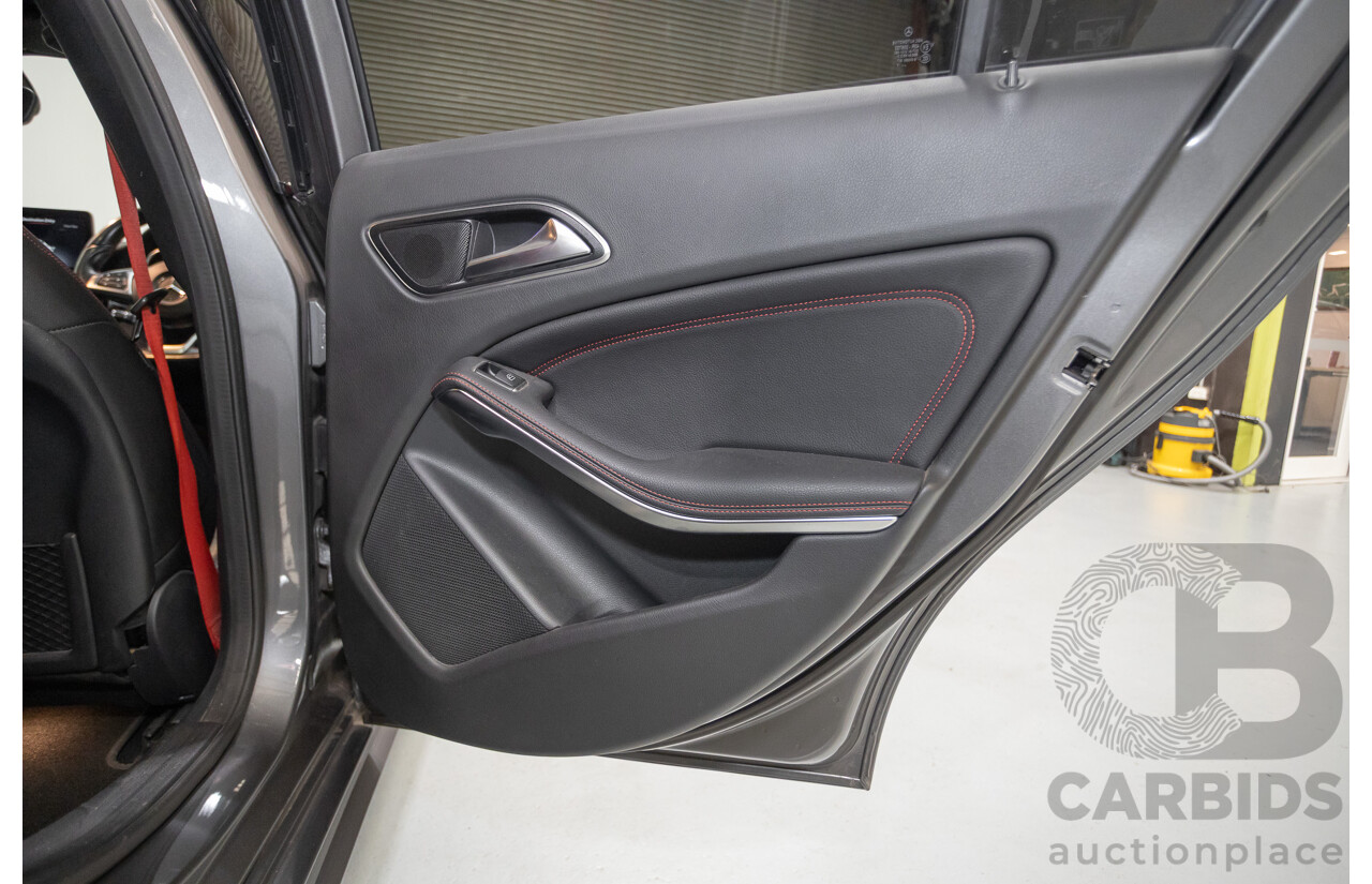 8/2017 Mercedes-Benz A250 Sport 4MATIC (AWD) 176 MY17.5 5D Hatchback Mountain Grey Metallic Turbo 2.0L