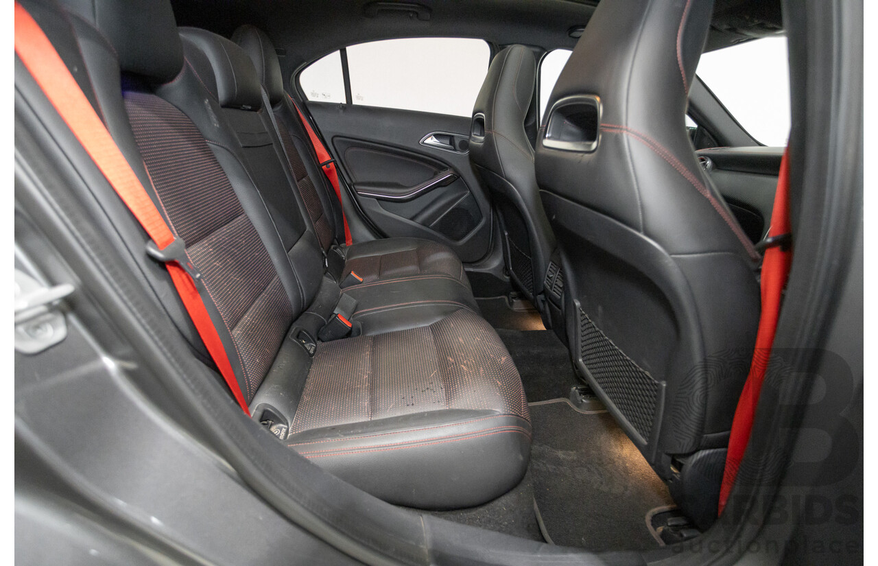 8/2017 Mercedes-Benz A250 Sport 4MATIC (AWD) 176 MY17.5 5D Hatchback Mountain Grey Metallic Turbo 2.0L