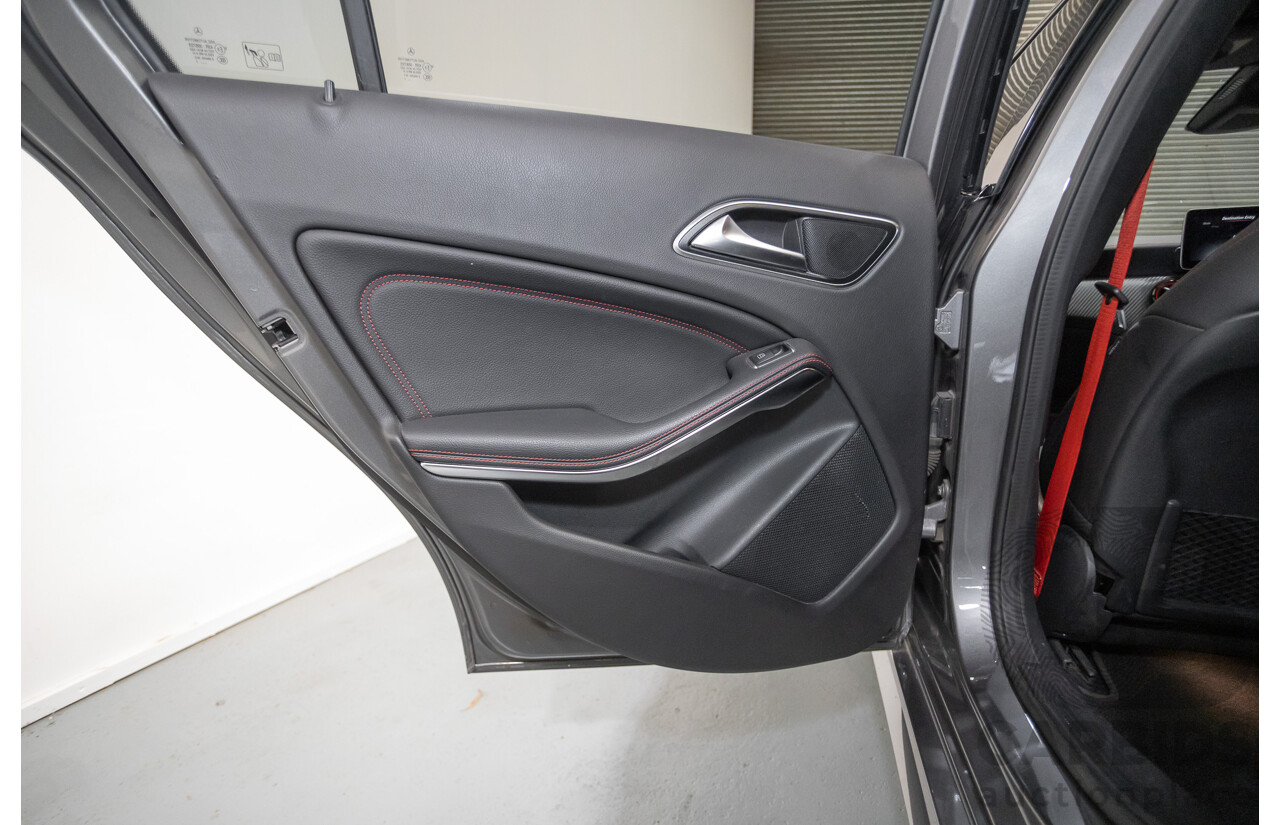 8/2017 Mercedes-Benz A250 Sport 4MATIC (AWD) 176 MY17.5 5D Hatchback Mountain Grey Metallic Turbo 2.0L