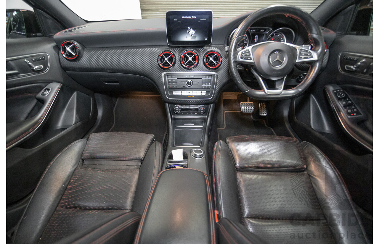 8/2017 Mercedes-Benz A250 Sport 4MATIC (AWD) 176 MY17.5 5D Hatchback Mountain Grey Metallic Turbo 2.0L