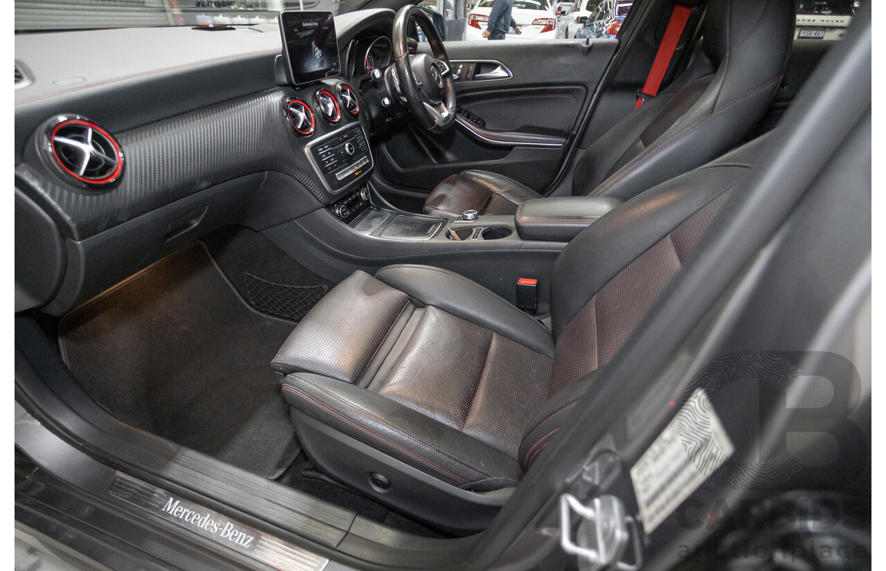 8/2017 Mercedes-Benz A250 Sport 4MATIC (AWD) 176 MY17.5 5D Hatchback Mountain Grey Metallic Turbo 2.0L