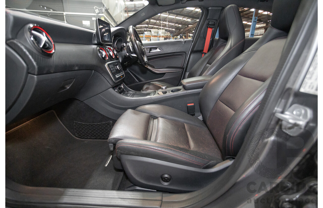 8/2017 Mercedes-Benz A250 Sport 4MATIC (AWD) 176 MY17.5 5D Hatchback Mountain Grey Metallic Turbo 2.0L