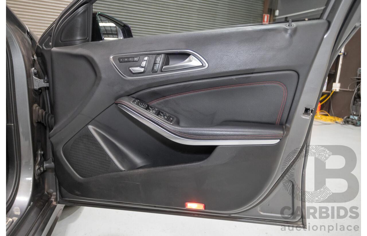 8/2017 Mercedes-Benz A250 Sport 4MATIC (AWD) 176 MY17.5 5D Hatchback Mountain Grey Metallic Turbo 2.0L