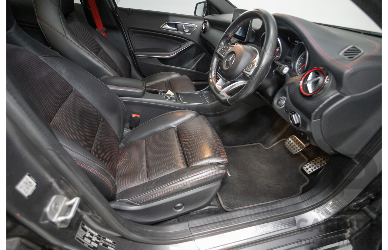 8/2017 Mercedes-Benz A250 Sport 4MATIC (AWD) 176 MY17.5 5D Hatchback Mountain Grey Metallic Turbo 2.0L