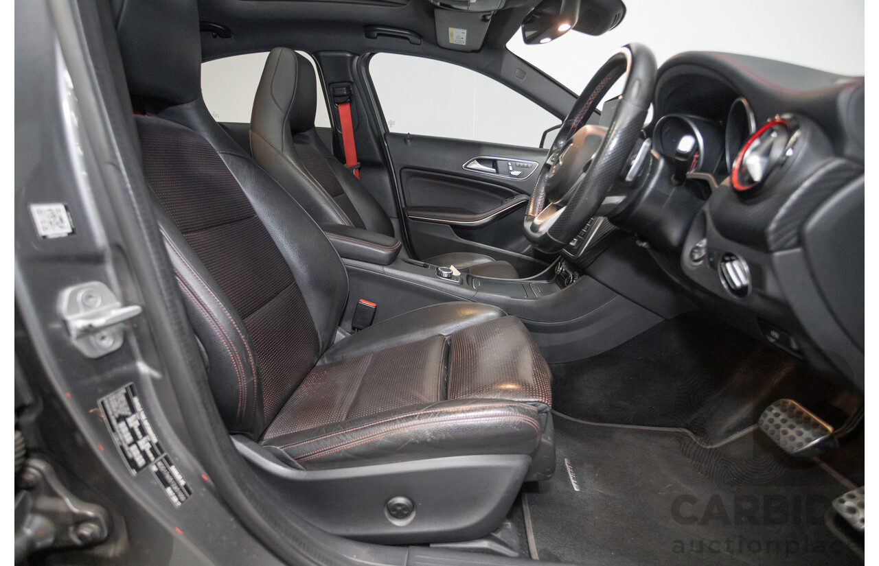 8/2017 Mercedes-Benz A250 Sport 4MATIC (AWD) 176 MY17.5 5D Hatchback Mountain Grey Metallic Turbo 2.0L