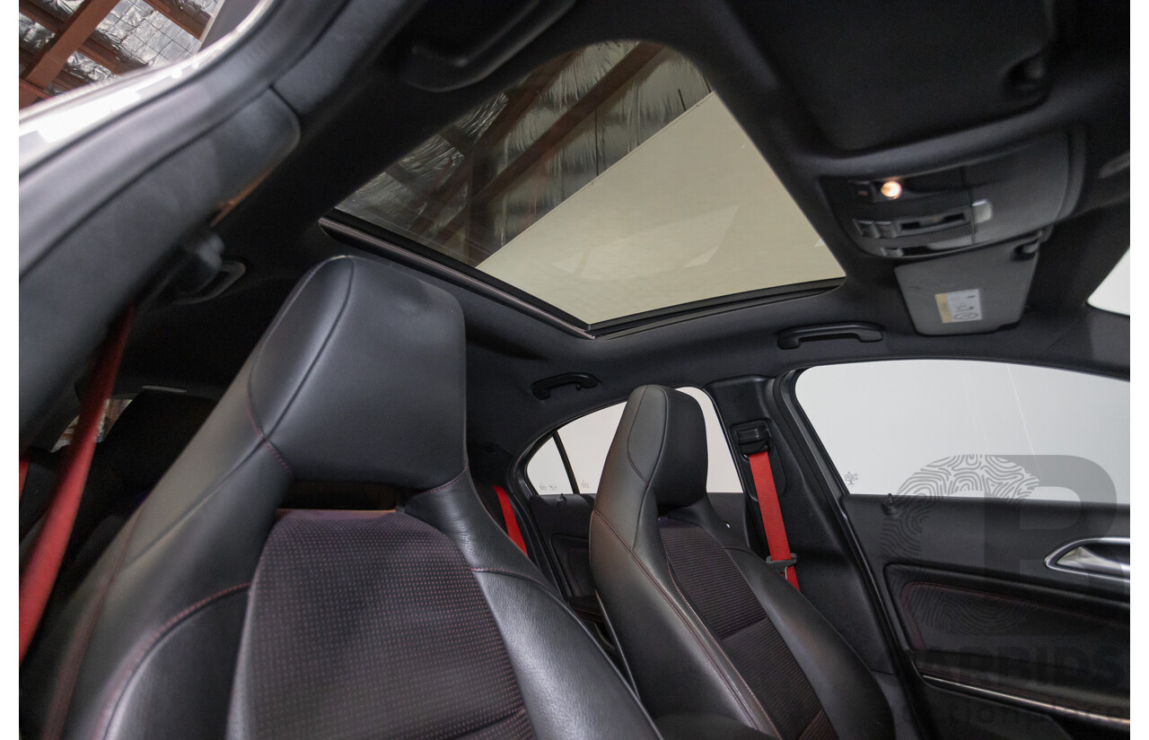 8/2017 Mercedes-Benz A250 Sport 4MATIC (AWD) 176 MY17.5 5D Hatchback Mountain Grey Metallic Turbo 2.0L