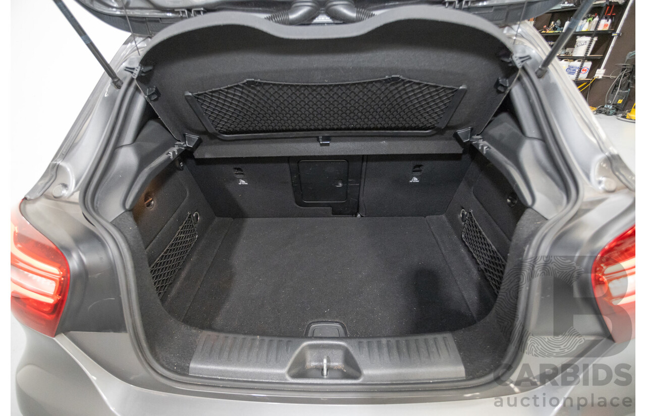 8/2017 Mercedes-Benz A250 Sport 4MATIC (AWD) 176 MY17.5 5D Hatchback Mountain Grey Metallic Turbo 2.0L