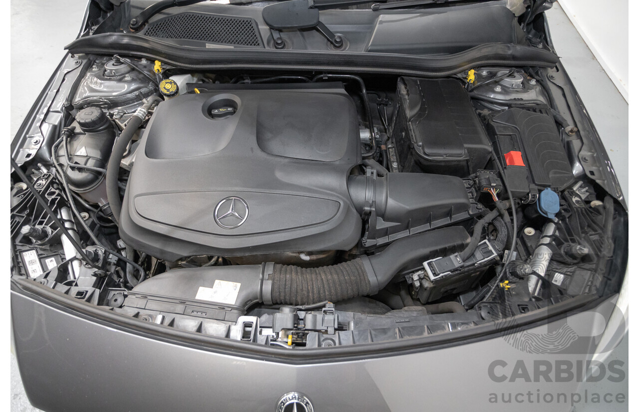 8/2017 Mercedes-Benz A250 Sport 4MATIC (AWD) 176 MY17.5 5D Hatchback Mountain Grey Metallic Turbo 2.0L