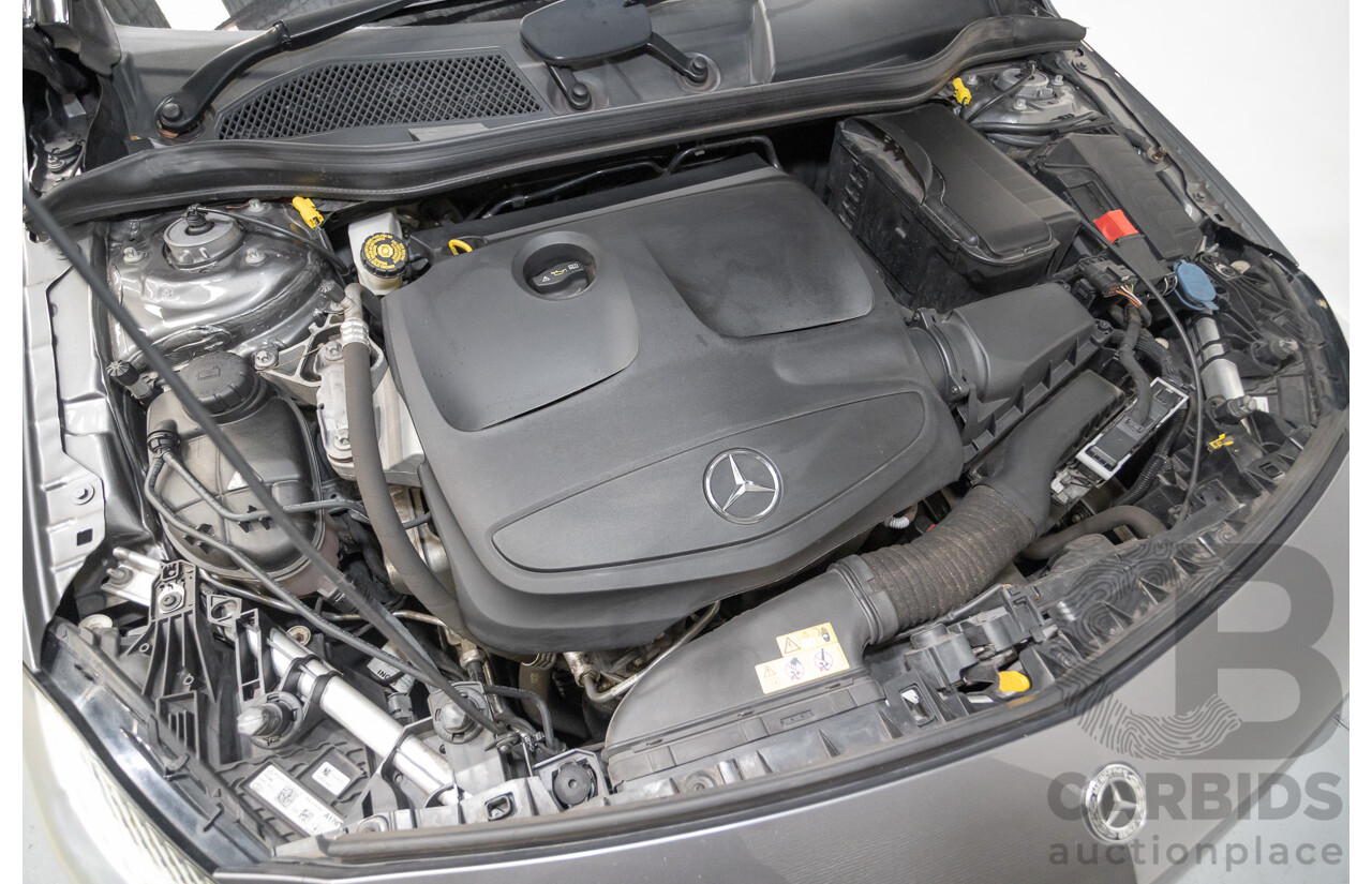 8/2017 Mercedes-Benz A250 Sport 4MATIC (AWD) 176 MY17.5 5D Hatchback Mountain Grey Metallic Turbo 2.0L