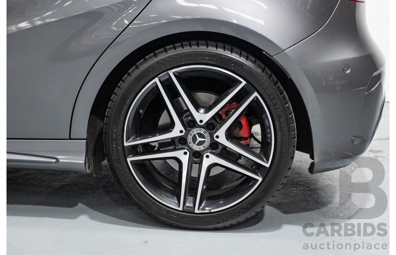 8/2017 Mercedes-Benz A250 Sport 4MATIC (AWD) 176 MY17.5 5D Hatchback Mountain Grey Metallic Turbo 2.0L