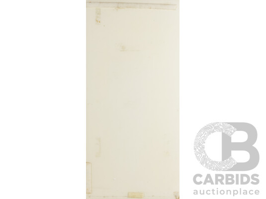1660345 · Artist Unknown, (20th Century), Standing Portrait of Peter Brock AM (1945-2006), Colour Photograph on Perspex Panel, 101H x 48W cm