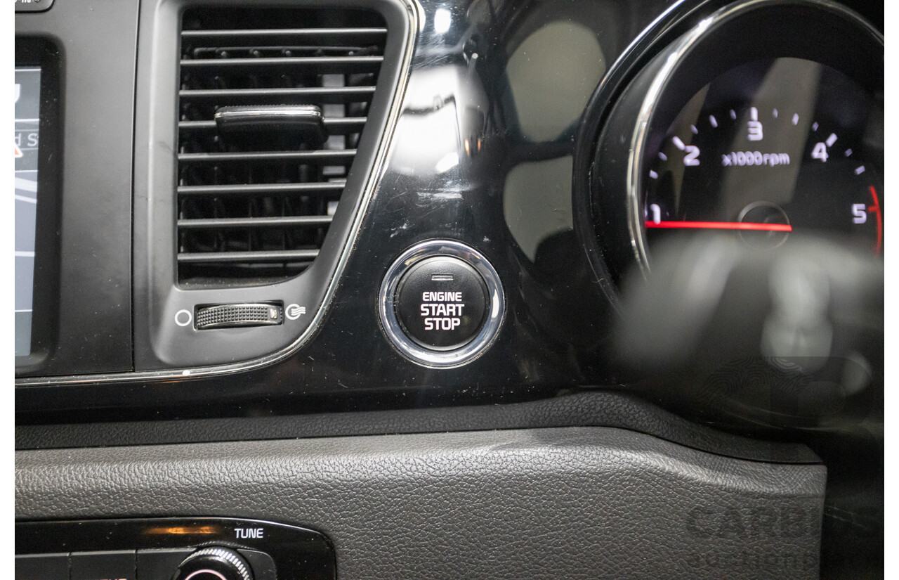 05/2017 Kia Carnival SLi YP MY17 4D Wagon Graphite Metallic Turbo Diesel 2.2L