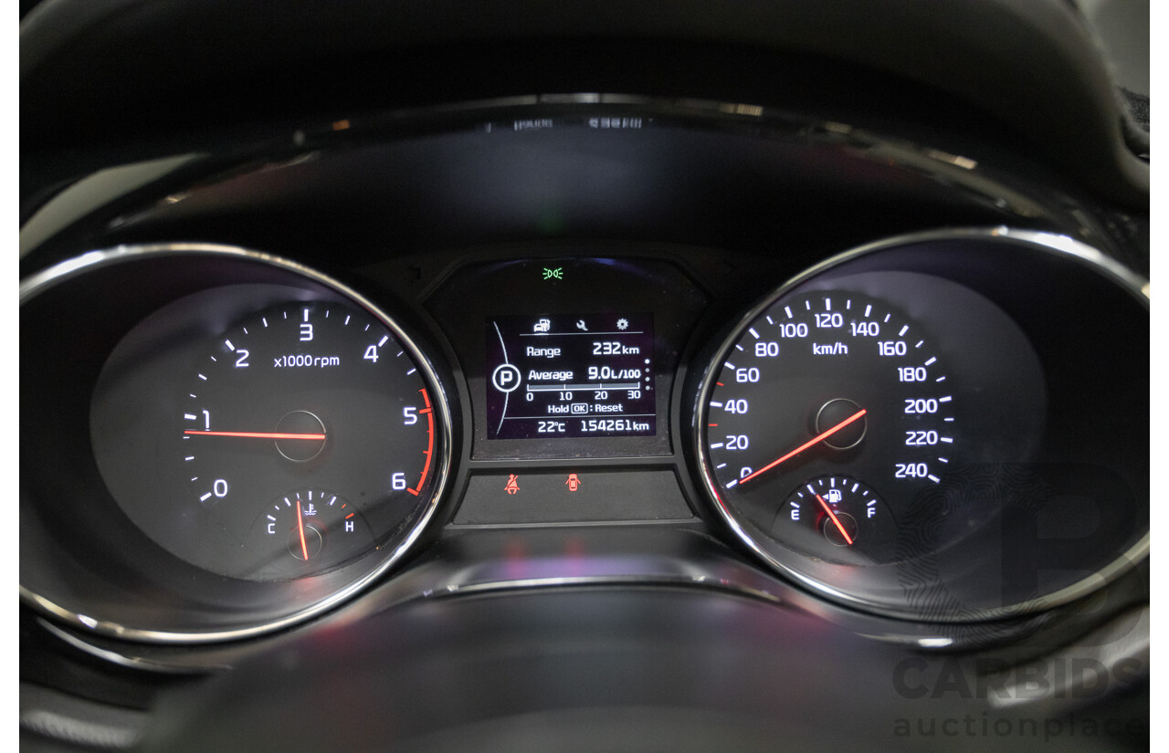 05/2017 Kia Carnival SLi YP MY17 4D Wagon Graphite Metallic Turbo Diesel 2.2L