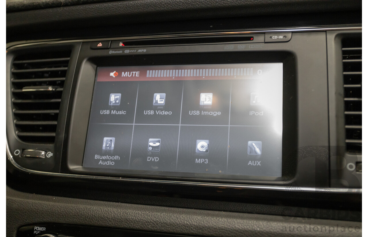 05/2017 Kia Carnival SLi YP MY17 4D Wagon Graphite Metallic Turbo Diesel 2.2L