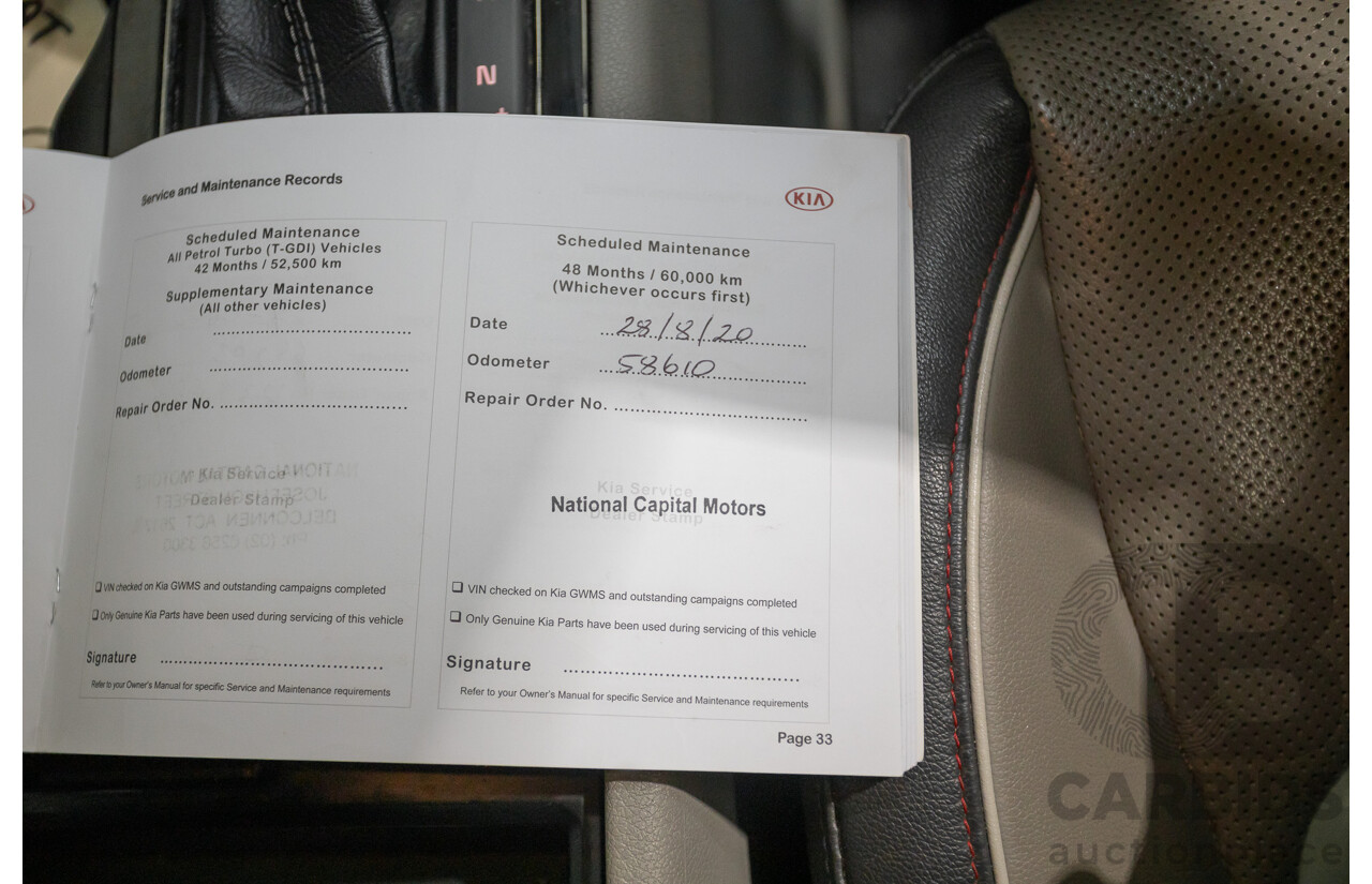 05/2017 Kia Carnival SLi YP MY17 4D Wagon Graphite Metallic Turbo Diesel 2.2L