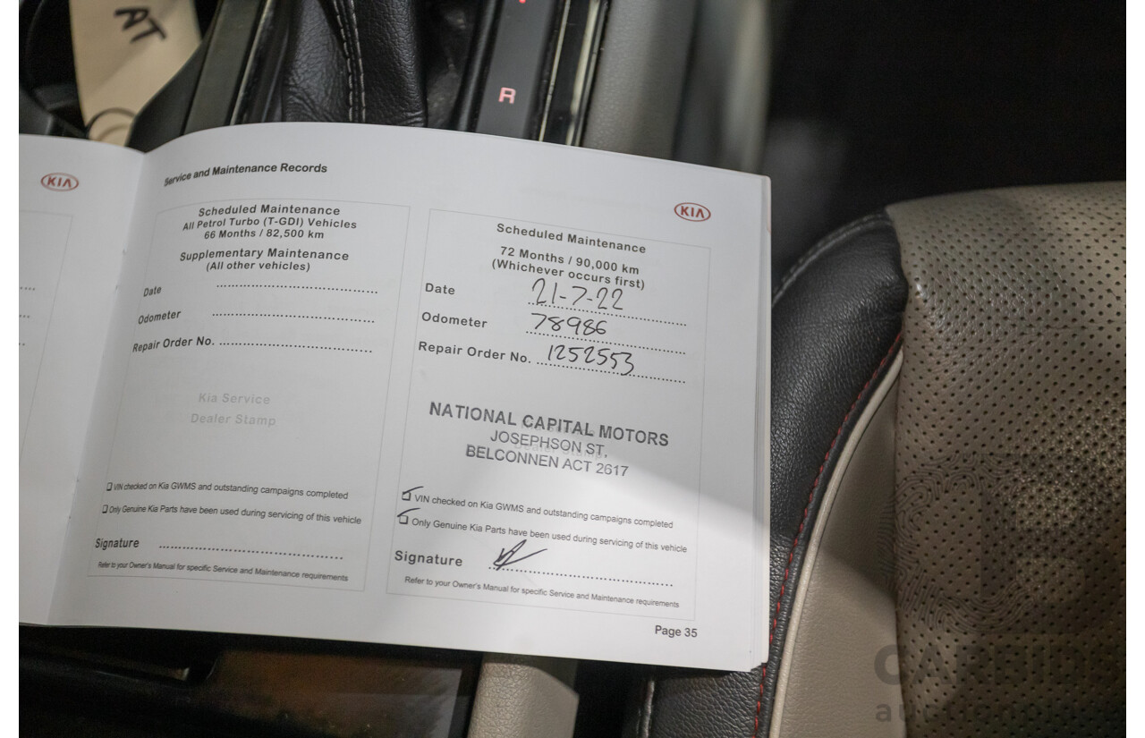 05/2017 Kia Carnival SLi YP MY17 4D Wagon Graphite Metallic Turbo Diesel 2.2L