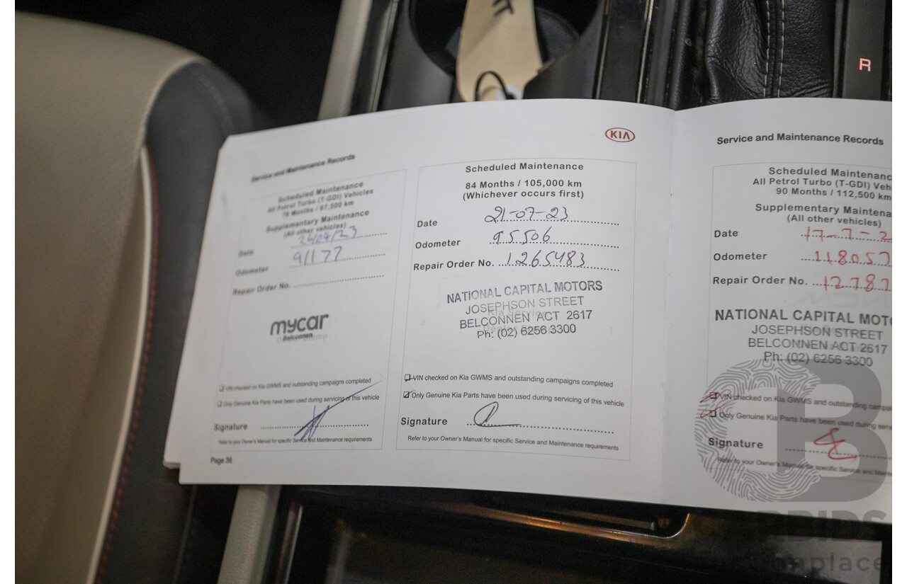 05/2017 Kia Carnival SLi YP MY17 4D Wagon Graphite Metallic Turbo Diesel 2.2L