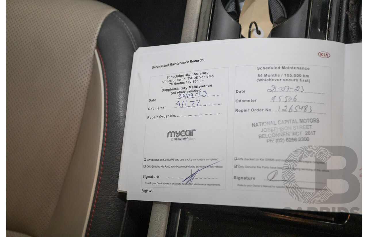 05/2017 Kia Carnival SLi YP MY17 4D Wagon Graphite Metallic Turbo Diesel 2.2L