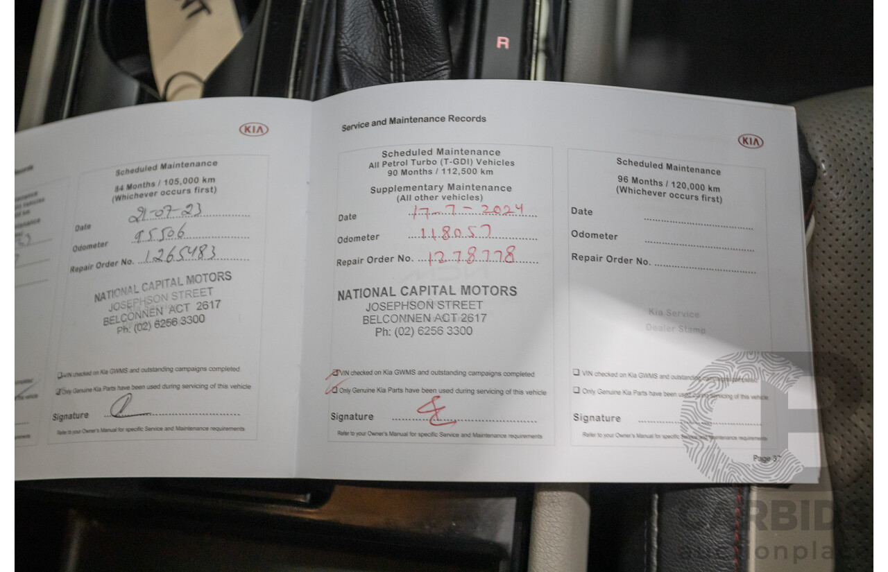 05/2017 Kia Carnival SLi YP MY17 4D Wagon Graphite Metallic Turbo Diesel 2.2L